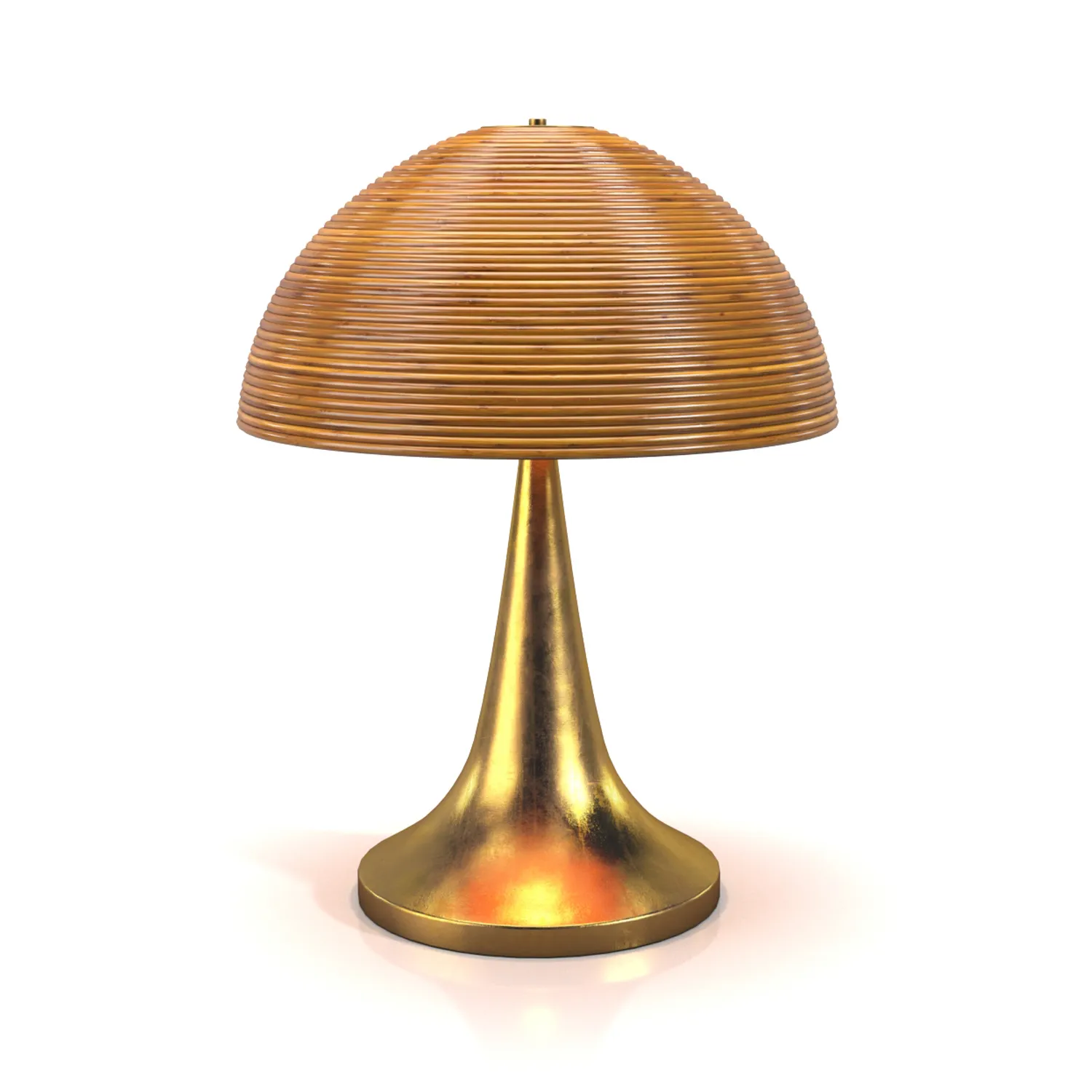 Large Bamboo Table Lamp 3D Model_01